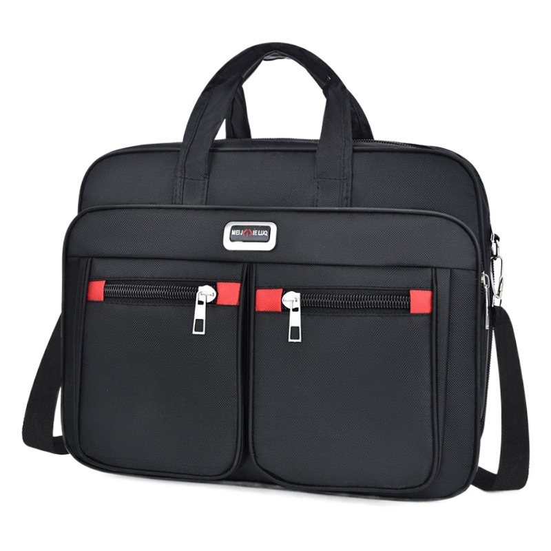 Manufacturer Wholesale Men's Large-Capacity Briefcase Business Trip Laptop Bag Portable Travel Bag Wear-Resistant Business Bag
