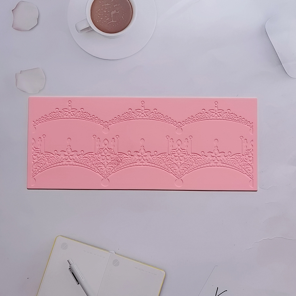 encaje 376 - 251 molde de silicona pastel de encaje molde de relieve herramientas de decoración de pastel de chocolate esterilla de relieve