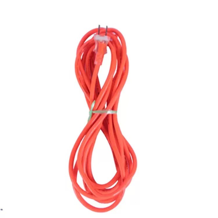 供应电动工具线  3米0.75平方2芯牛筋皮电源线 电动工具配件