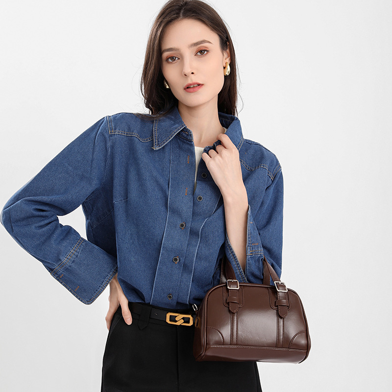 Borsa a tracolla donna stile coreano borsa a spalla retro_voghion.com