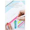 Crystal, three dimensional stationery for elementary school students, ruler painting, 15cm, 20cm
