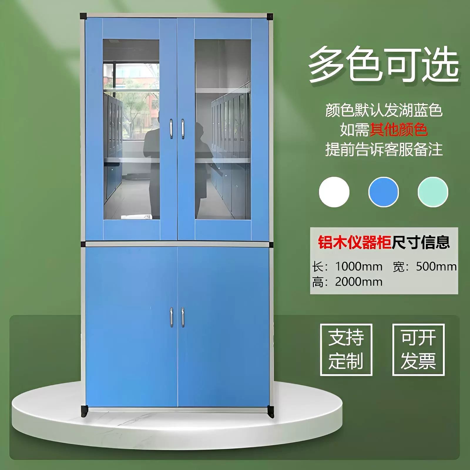 实验室仪器柜铝木铝塑药品柜玻璃木质文件柜物理化药剂pp通风柜