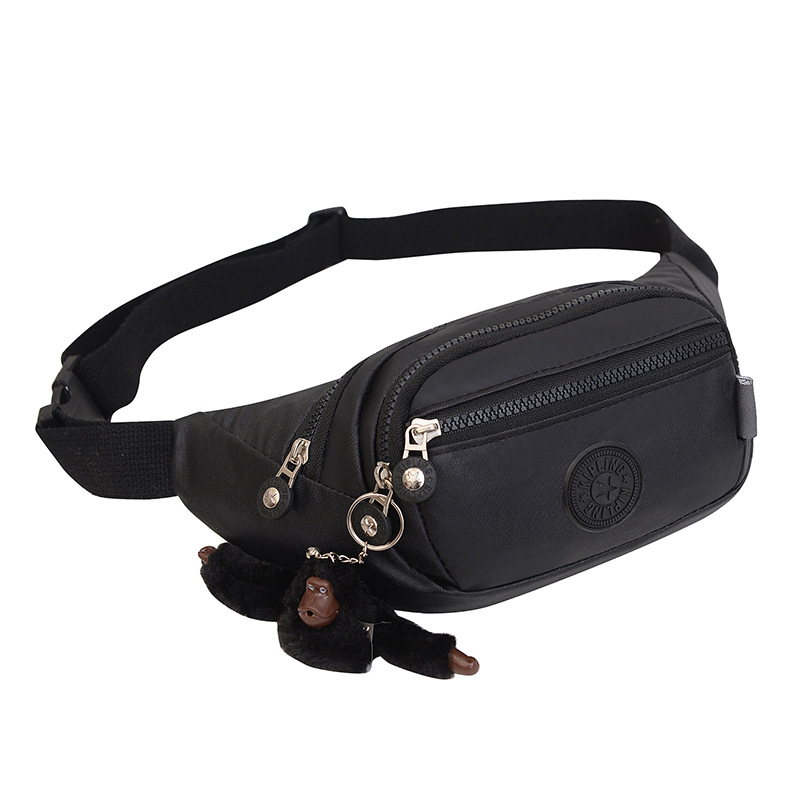 2023 nuevo bolso de pecho bolso crossbody bolso de hombro de tela impermeable brillante pequeño mono colgante de compras bolso de pecho Live Streaming drenaje