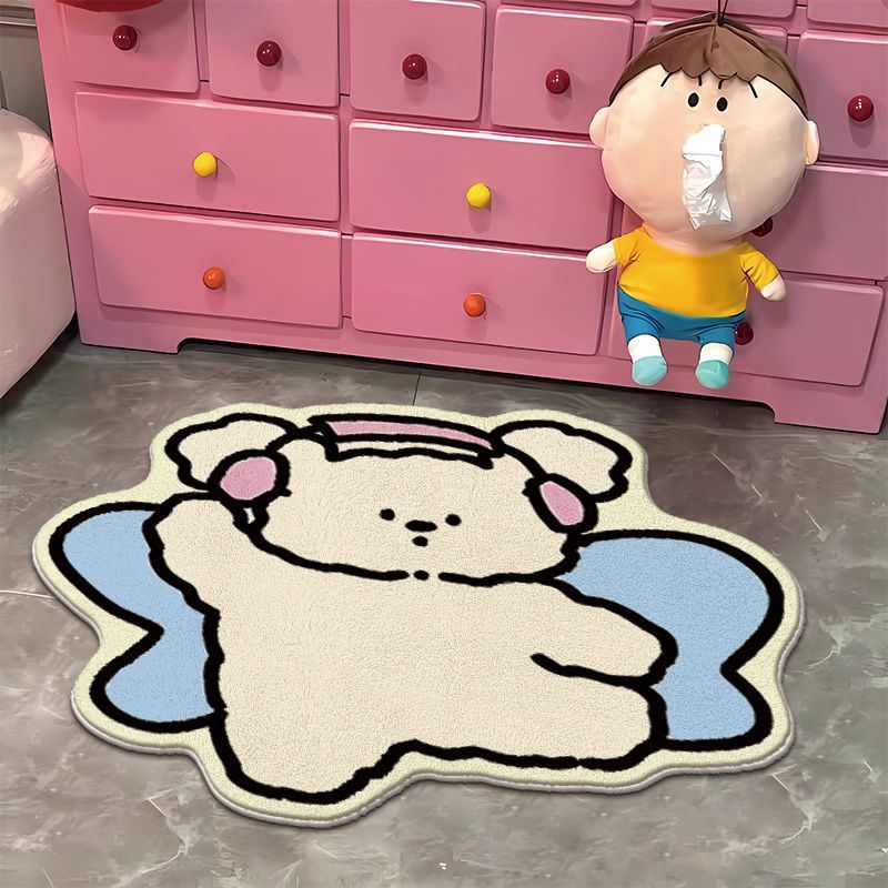 핑크 헤드폰 날개 개