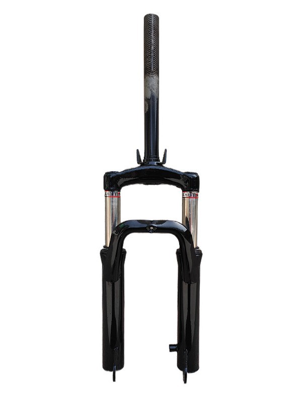 [Cross-border] 14 "18" bicicletas eléctricas horquilla delantera vehículo eléctrico a través del eje freno de tambor amortiguador de choque cross-country