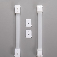 Plastic accessories bag buckle, plastic accessory bag, accordion bag, handbag, bow rub button semi-finished product