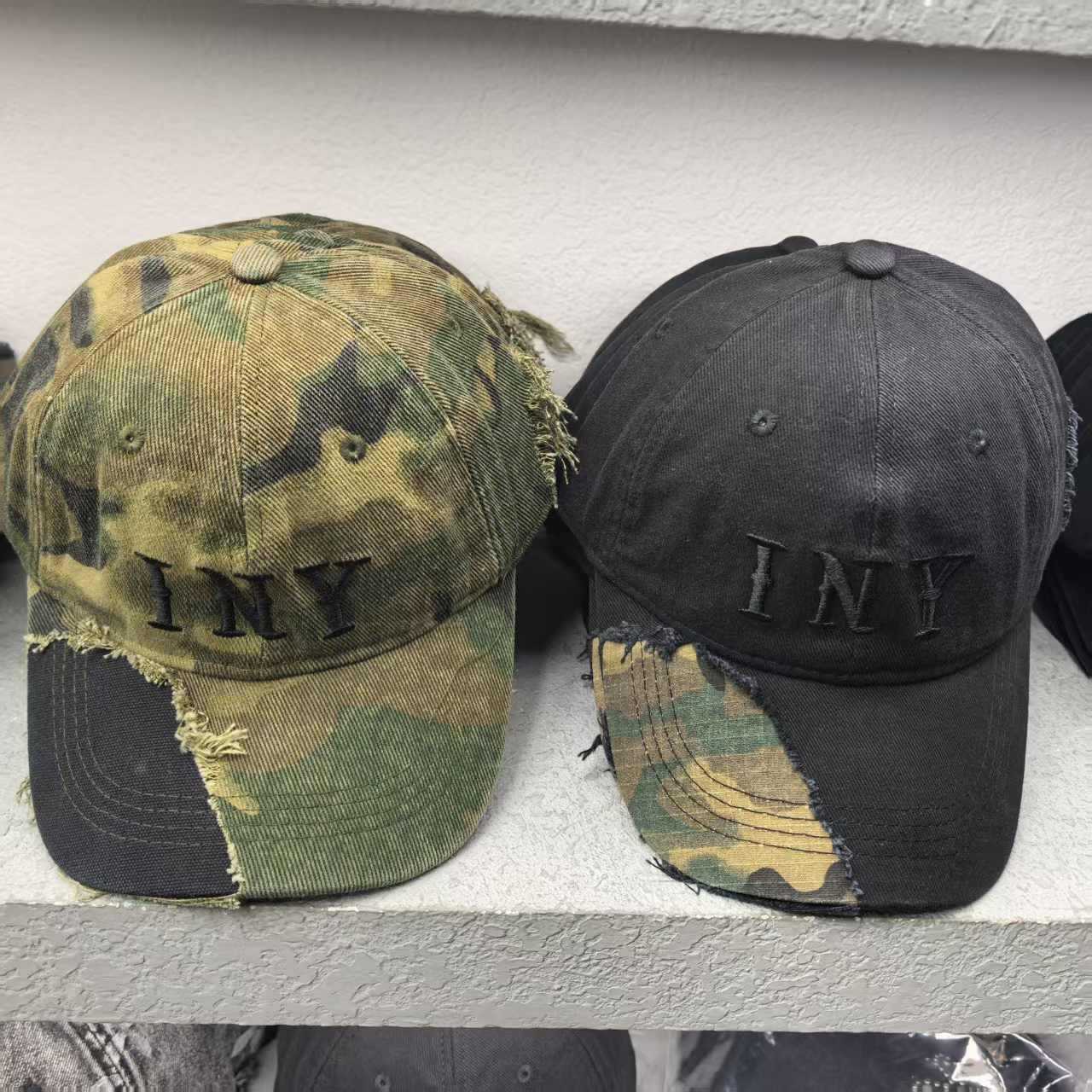 Camouflage retro baseball cap