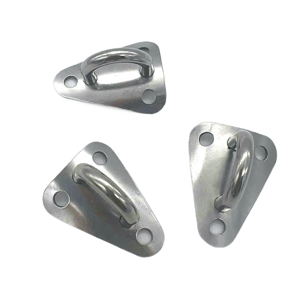 Нержавеющая сталь треугольная дверная пряжка цилиндрический флагшток