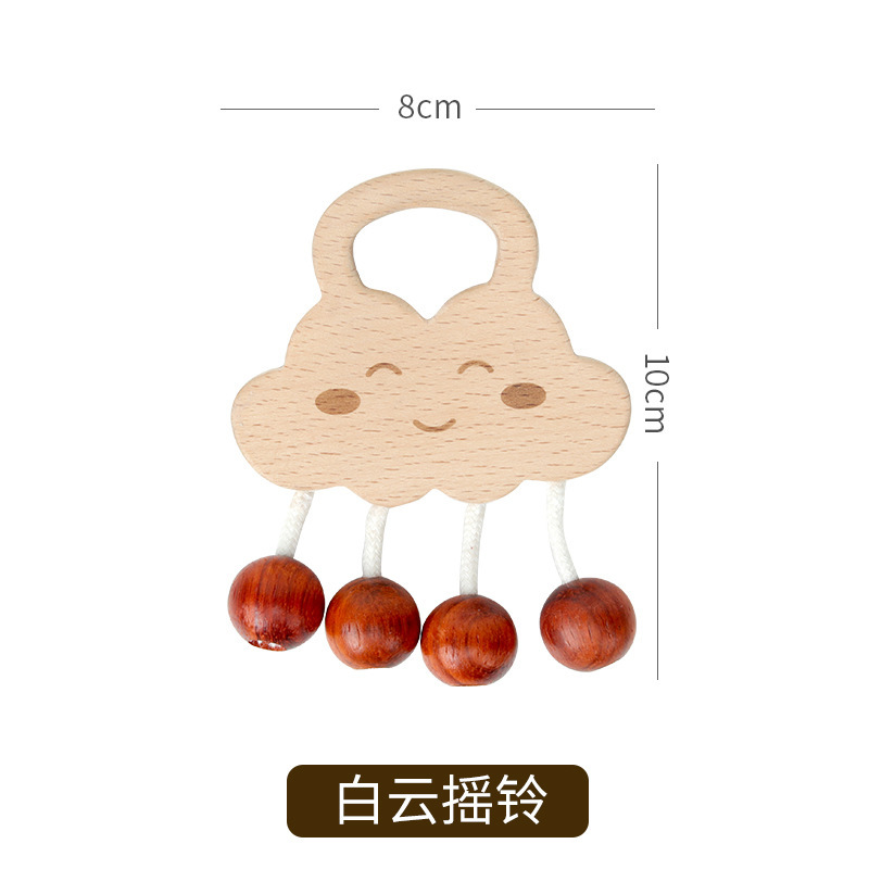 Juguete de educación temprana de rompecabezas de madera de dibujos animados para bebés