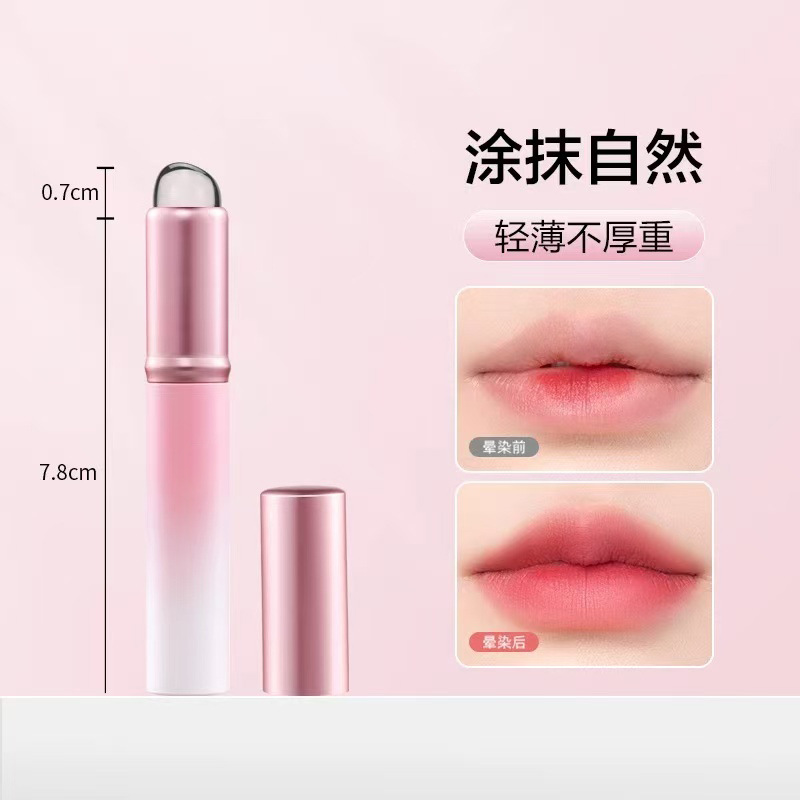 Fabricante de origen Cepillo de lápiz labial Cepillo de mancha Cepillo corrector Pincel de labios de silicona de uñas portátil al por mayor