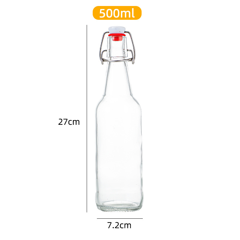 뚜껑이없는 500ml 원형