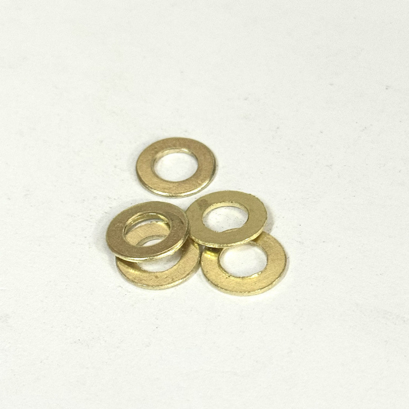 非标M6*12*0.8金色垫片圆形垫圈 平垫圈平垫片华司介子金属平垫