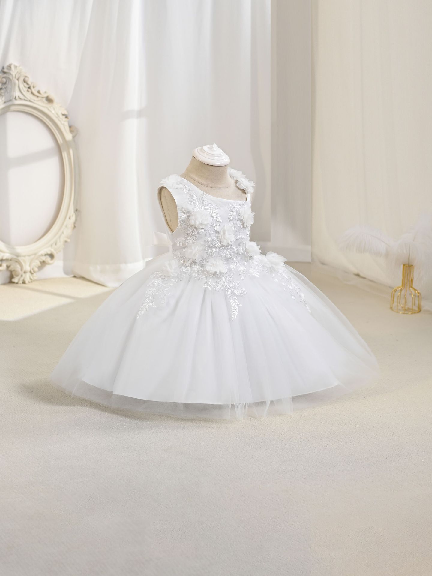 Nuevas niñas de verano vestido de princesa para niños vestidos exquisitos vestidos para niñas vestidos de malla para bebés ropa infantil image 9
