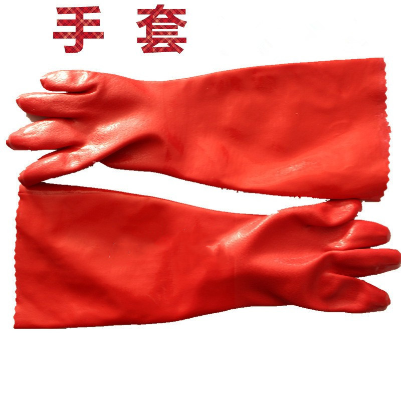 乳胶加长保暖手套 家用工业农业劳保手套