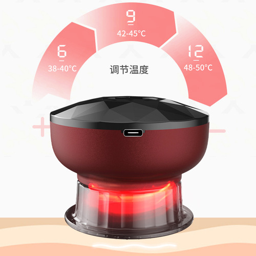 Cross-border electric scraping device, negative pressure suction device, cupping device, sliding cupping device, cupping device to clear meridians, beautify and dehumidify