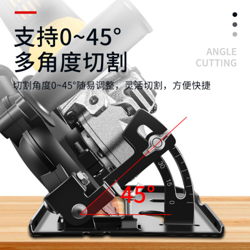 Angle grinder universal bracket hand grinder polisher cutting machine base modified woodworking table saw protective cover rack