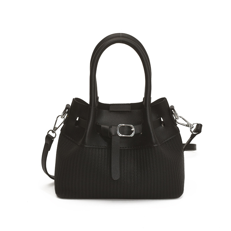 Bolso de textura transfronteriza 2025 verano nuevo bolso femenino diseño de nicho bolso de hombro bolso de mensajero tejido de moda