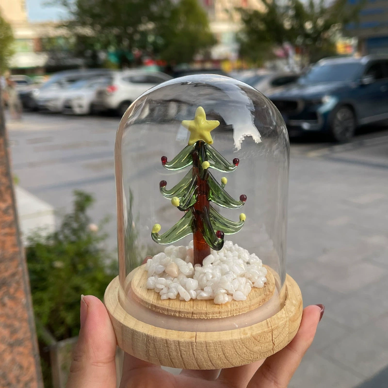 Glass holiday ornament, assorted gift box styles, handmade fragile decorations 4.5–13 cm