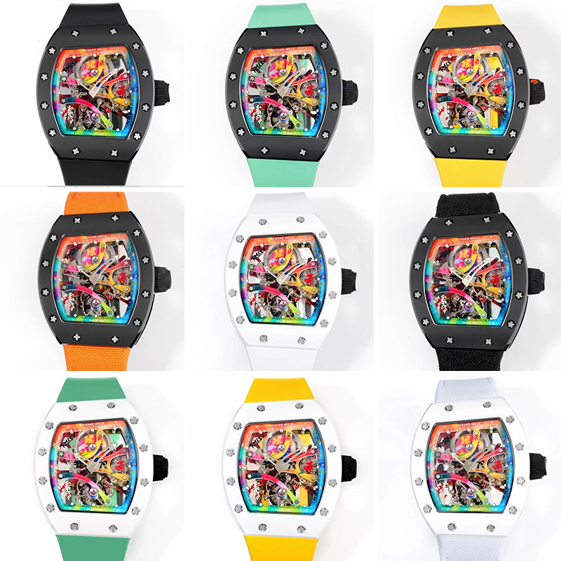 Rm68-01 Richard Mille Jb Men's Skeleton High-End Watch Zf Barrel Bbr Cross-Border Foreign Trade Mechanical Watch Rm68-01 Richard Mille Jb Men's Skeleton High-End Watch Zf Barrel Bbr Cross-Border Foreign Trade Mechanical Watch