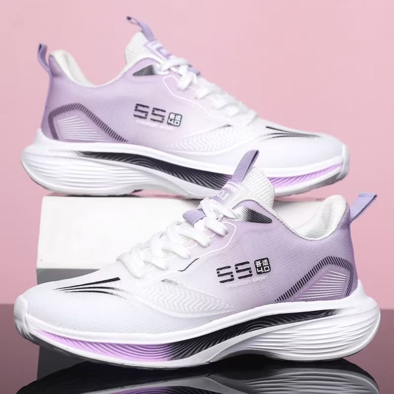 Primavera y verano nuevos 2025 pareja zapatos para correr de calle ultraligeros que absorben los golpes profesionales maratón estudiante zapatos deportivos transpirables zapatos de moda