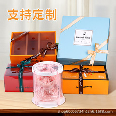 Factory-wholesale gift box packaging ribbons for birthday cake boxes, colorful ribbons for flower and fruit boxes, decorative streamers, and DIY tying bands