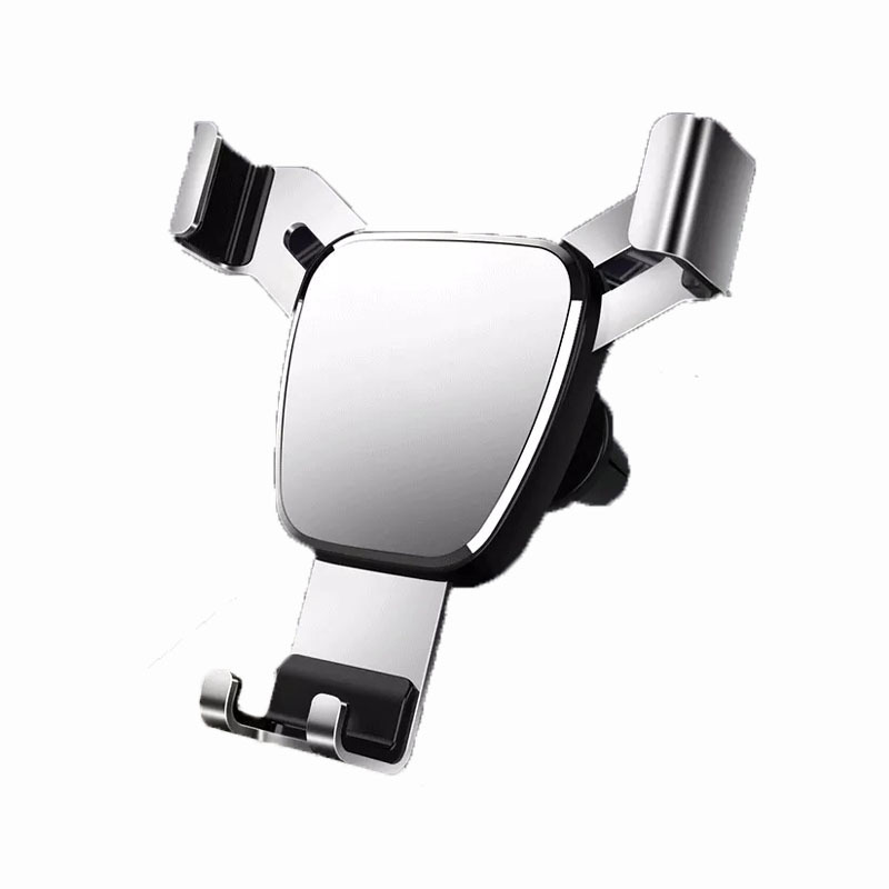 Nuevo en stock al por mayor titular del teléfono móvil del coche salida de aire del coche soporte del teléfono móvil soporte de gravedad del coche