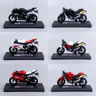 1:18 alloy sliding motorcycle simulation motorcycle model cake decoration ornaments boy toy