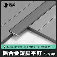 铝合金平钉地板收边条门槛条加厚钛合金T字瓷砖收边金属吊钉铝条
