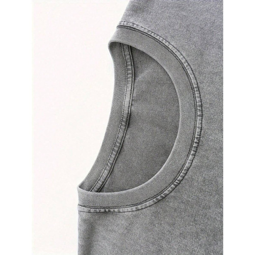 Eurocode cotton 1 Piece, 230G Double-Sided Washed, Oversized Shoulder