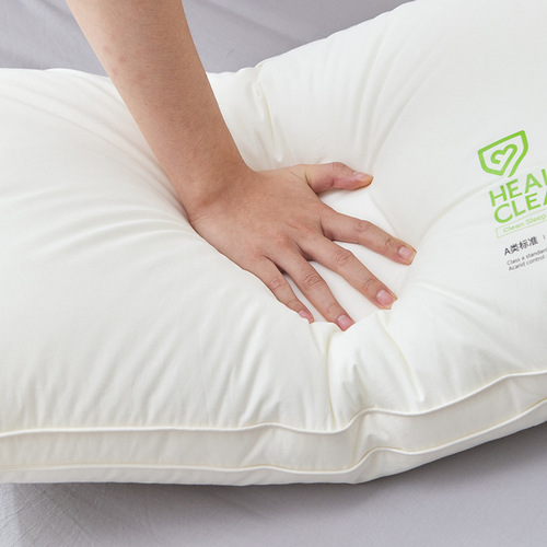 A class no-fluorescent pillow from Manufacturer A, Xinjiang all-cotton five-star hotel down feather pillow, traceless dropshipping