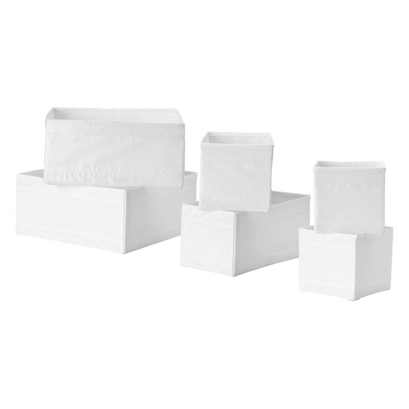 Ropa interior caja de almacenamiento de ropa interior calcetines caja de almacenamiento cajón de tela partición rejilla hogar organización caja a cuadros