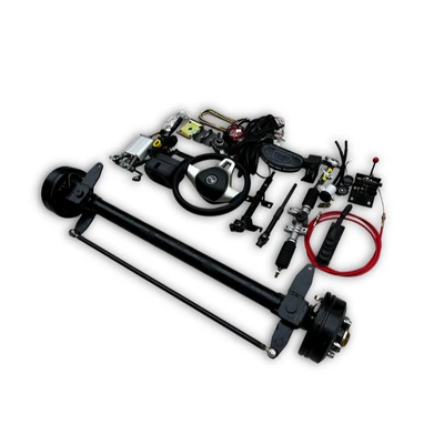 axle, 2-ton load capacity, steering – Rear axle
