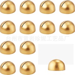 跨境供应荷木金色底座名片夹照片婚庆席位牌摆件名片夹便签夹站牌