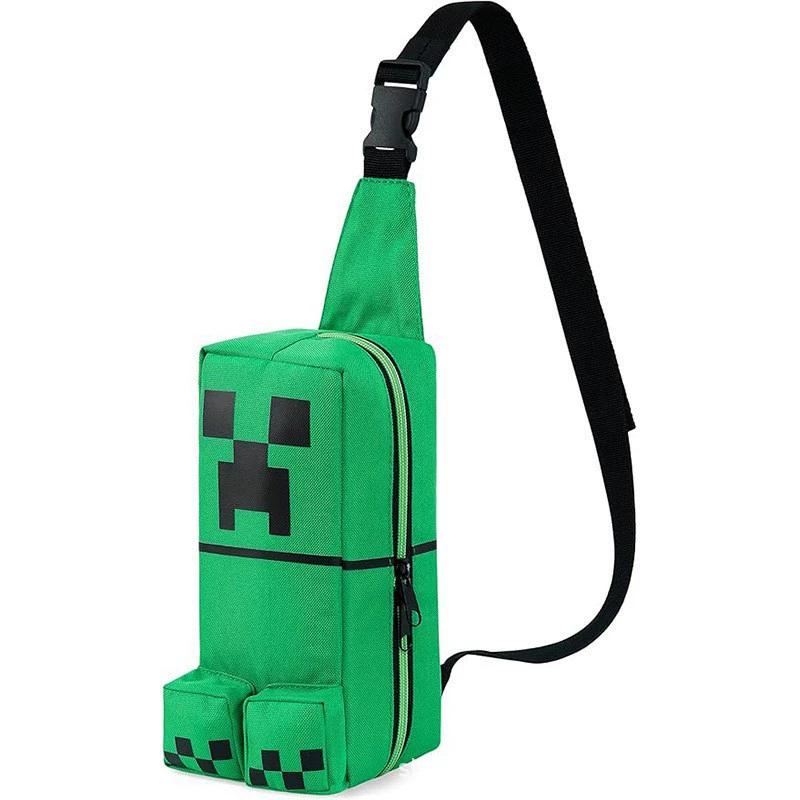 Карта Minecraft одноплечая сумка-портфель кулий страх серый волк мультяшная кукла одноплечая
