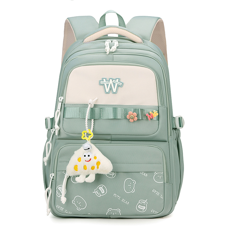 Mochila escolar de la escuela primaria Mochila de dibujos animados lindo para mujer estilo coreano japonés campus ins Mochila duradera al por mayor