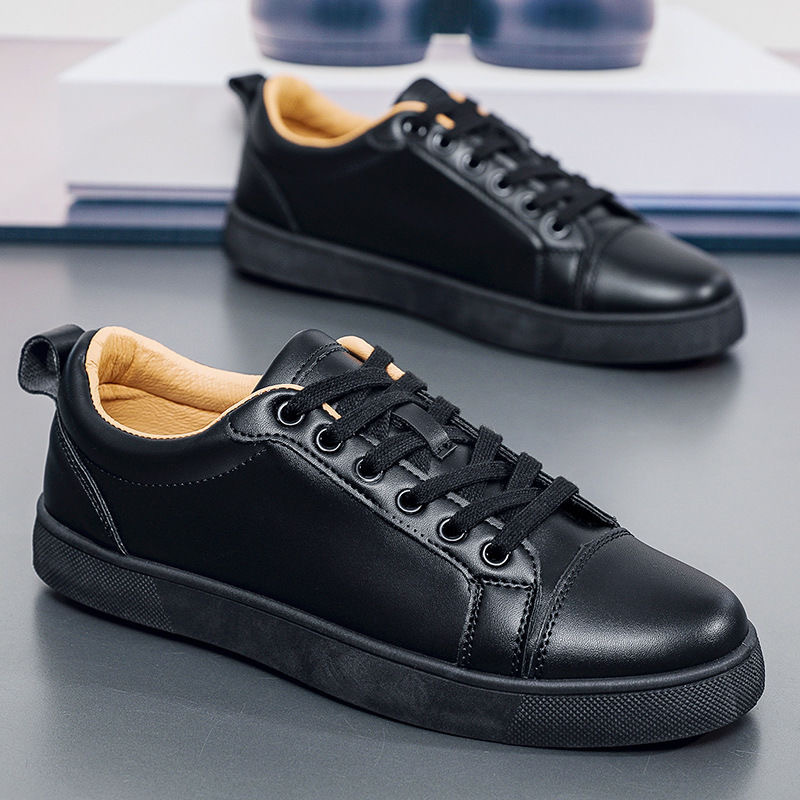Europa CL rojo simple zapatos de hombre zapatos de skate de moda zapatos de cuero de viaje de negocios zapatos casuales