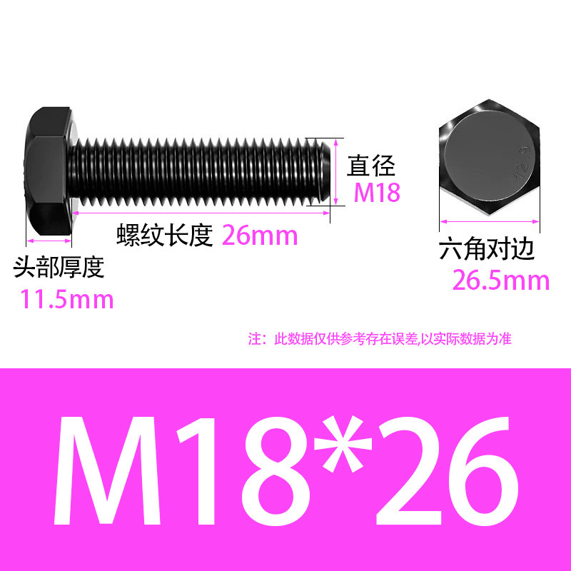 10.9级高强度螺栓M12-M36钢结构专用GB/T1228全螺纹外六角螺丝|undefined