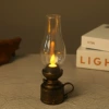 YC103 medium water drop wick kerosene lamp [bronze]
