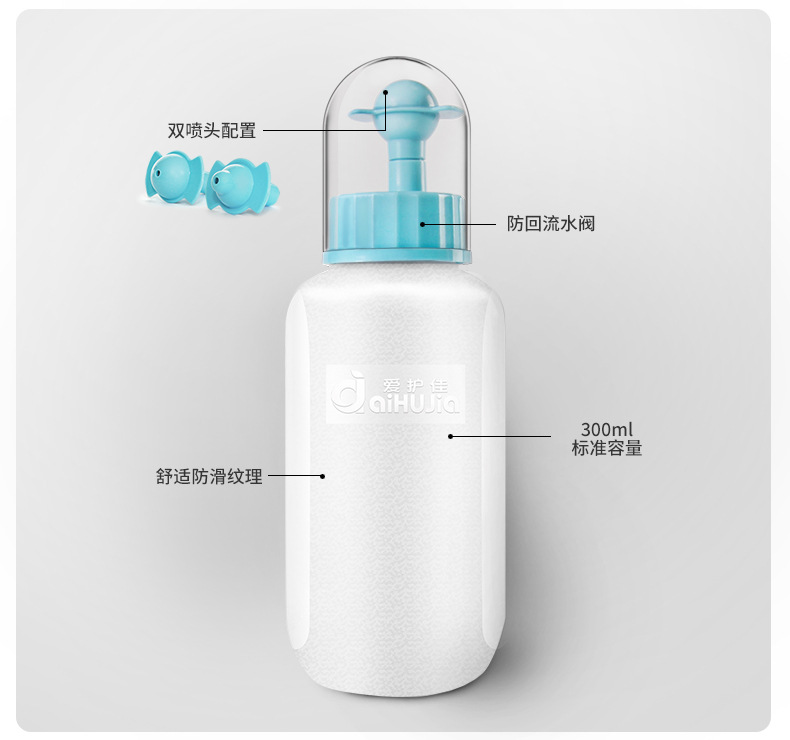 Careful Protection 500ml Nasal Washer with Dual Nozzle Nasal Irrigator, Wholesale, One Piece Dropshipping