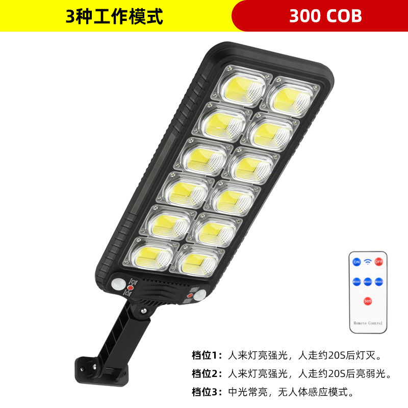 跨境太阳能户外庭院灯自动感应遥控壁灯新款室外防水花园照明路灯|undefined