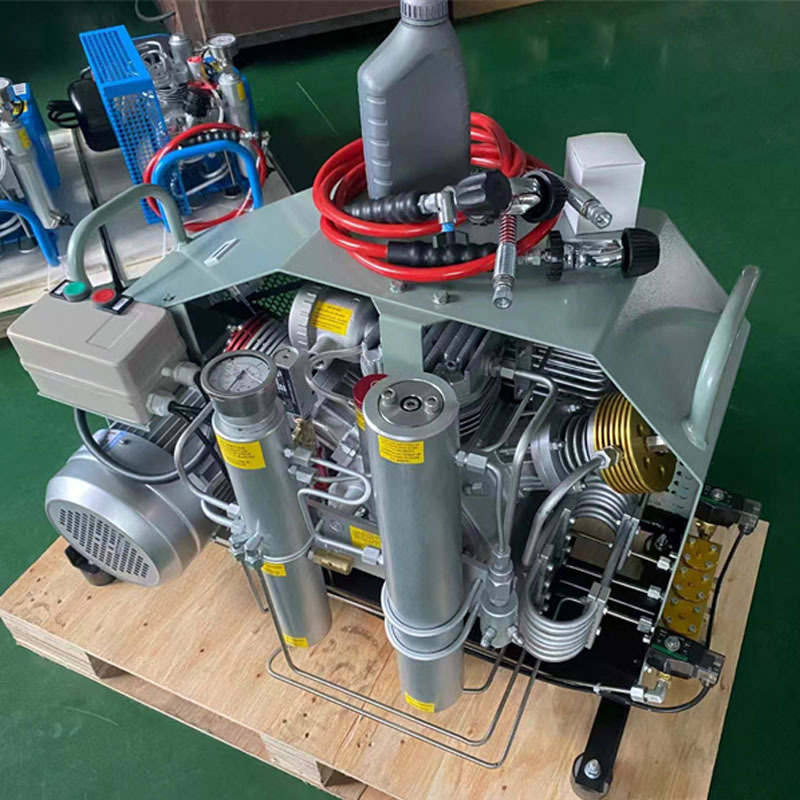 Zhongrun rescate contra incendios bomba de aire comprimido respirador 6.8L bomba de aire respirador contra incendios de presión positiva