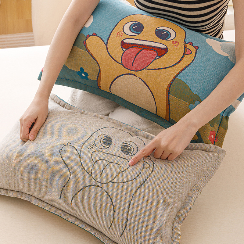 Funda de almohada para niños 100 funda interior de núcleo de almohada de algodón 40x60 funda protectora de almohada par de cuatro estaciones