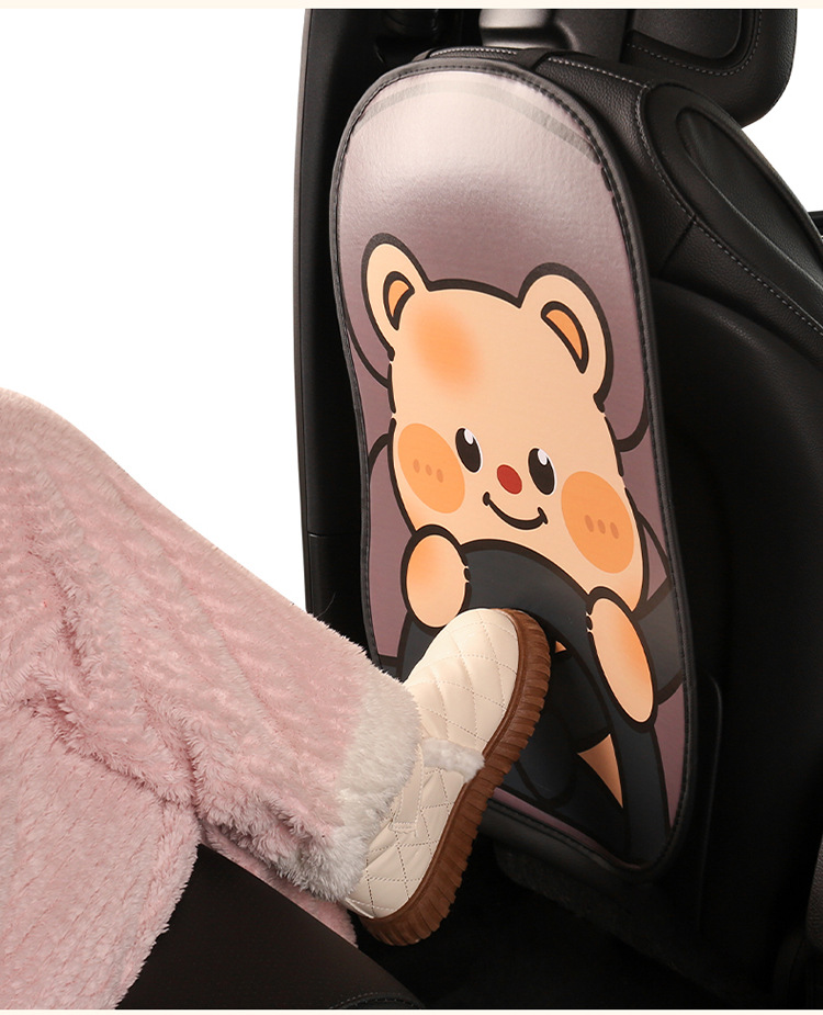 Car seat back anti-kick pad rear universal child dirt-resistant car rear seat protective pad protective pad storage female