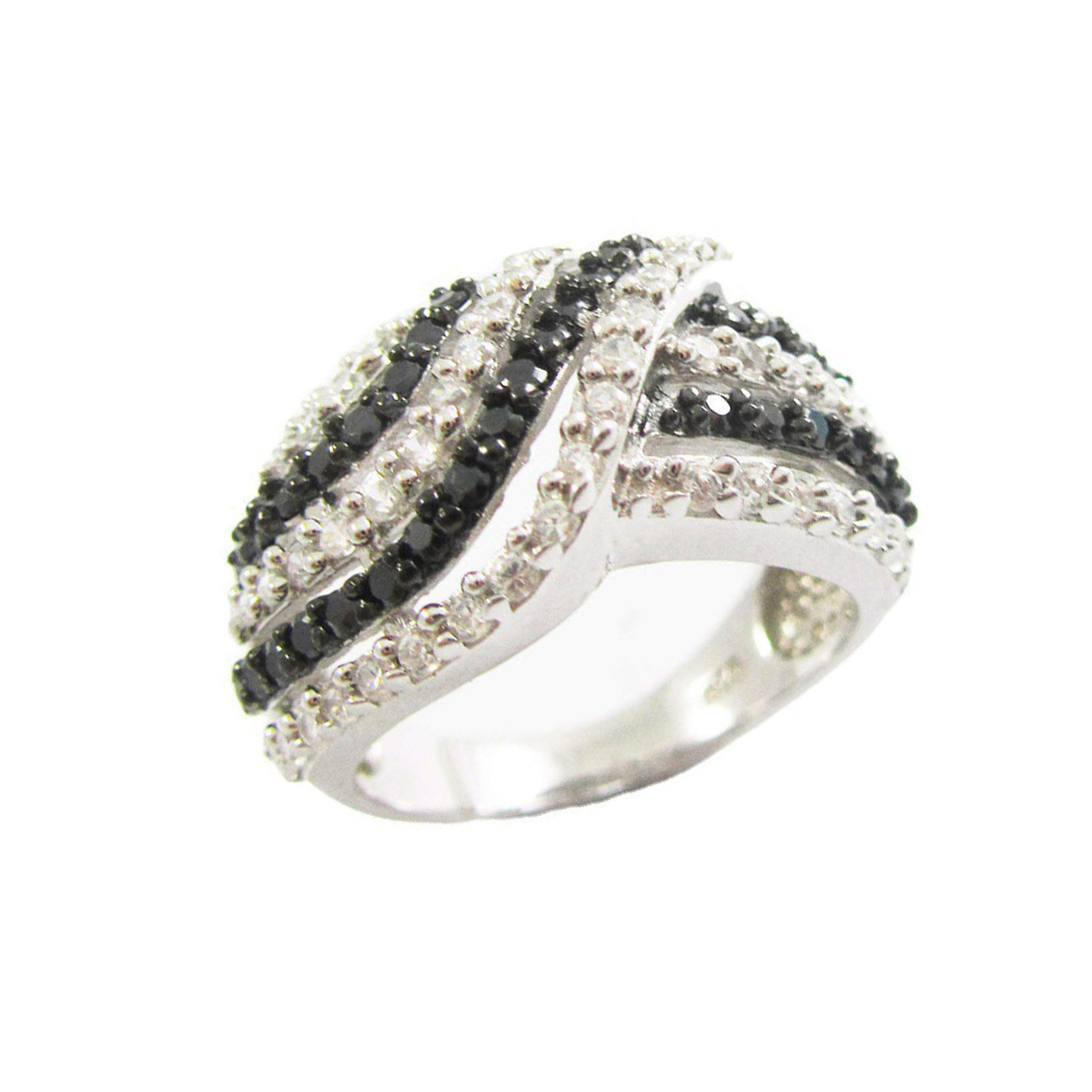 Estilo De Moda Serpiente Plata Esterlina Enchapado Embutido Circón Anillos display picture 12