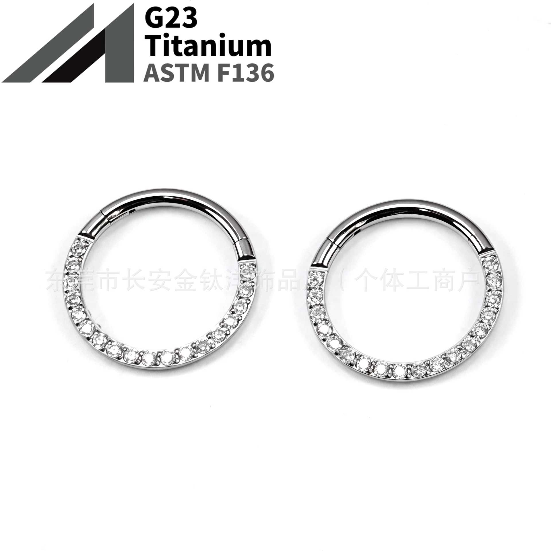 16G labret stud size and finish detail