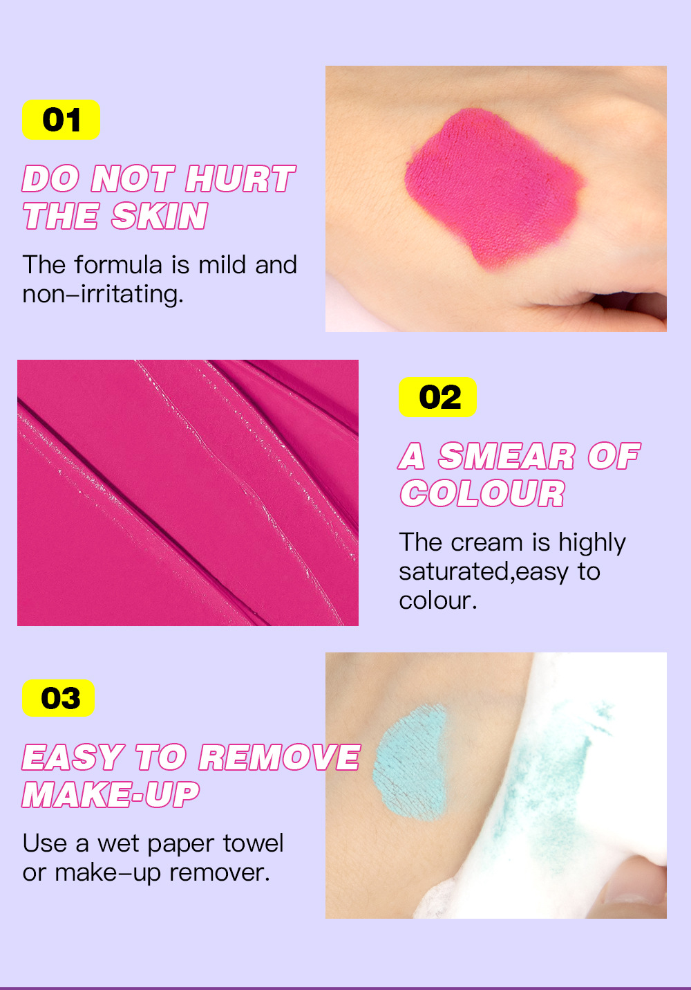 QIBEST body and face painting Stick, natural and three-dimensional contour modification, brightening skin tone, washable face painting pen undefined
