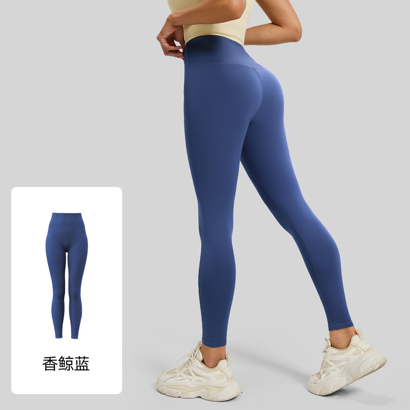 聚衣堂無Tライン蜜桃高腰提尻弾力裸感外着女性ランニングフィットネス運動ガードル|undefined