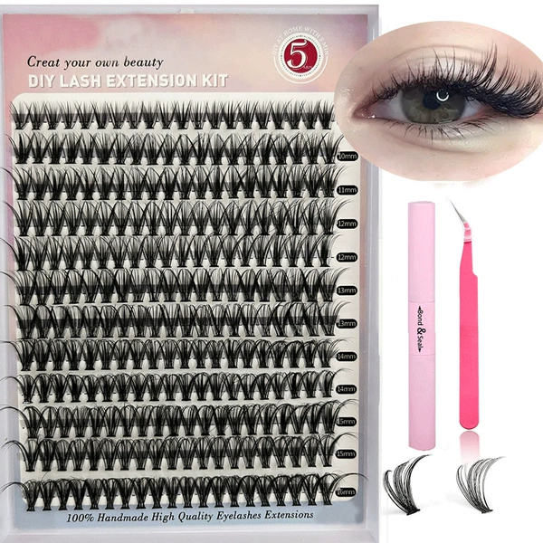 30D eyelashes 12 rows+dual glue+Jin Yuyu