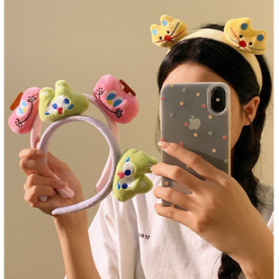 超软毛绒儿童卡通发箍发带女孩学生压发防滑不伤发头箍发饰头饰-阿里巴巴