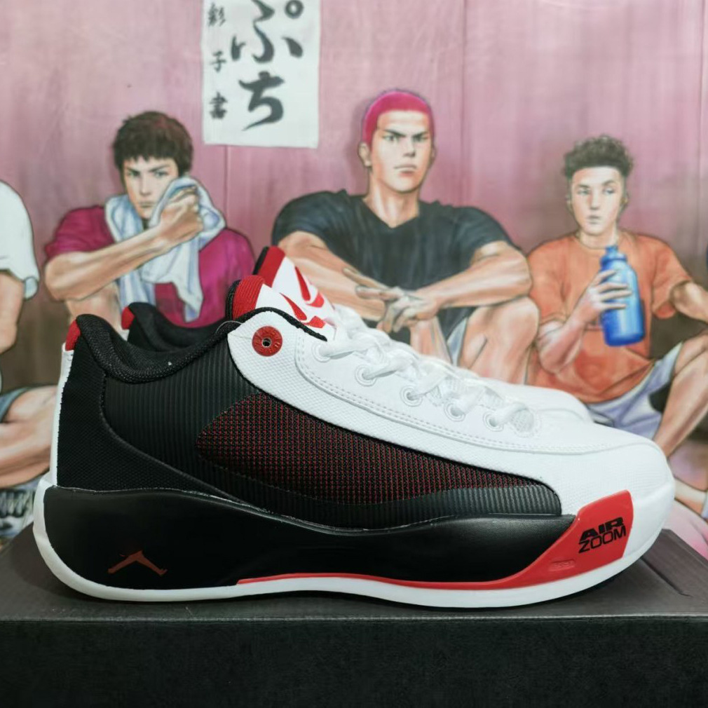 Zapatos de baloncesto de hombre retro ligero, zapatos de fútbol de combate real 77 con almohadilla de aire, zapatos de moda